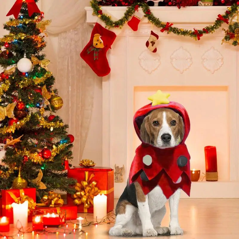 High-concerned Christmas Dog Hoodie for Small to Large Pets