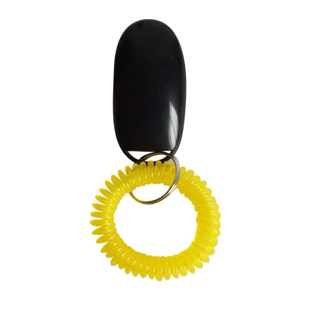 Hot Sale Portable Dog Button Clicker Sound Trainer Pet Training Tool Wrist BAccessory Pet Products Accessories  Dog cat Supplies