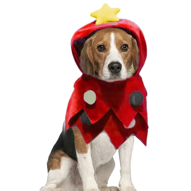 High-concerned Christmas Dog Hoodie for Small to Large Pets