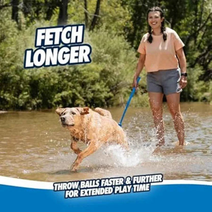 Dog Ball Launcher 12M with 12" Handle Length for Medium 2.5" Dog Balls For Dogs 20-60 lb, Plastic Pet Fetch Ball Thrower, Perfe