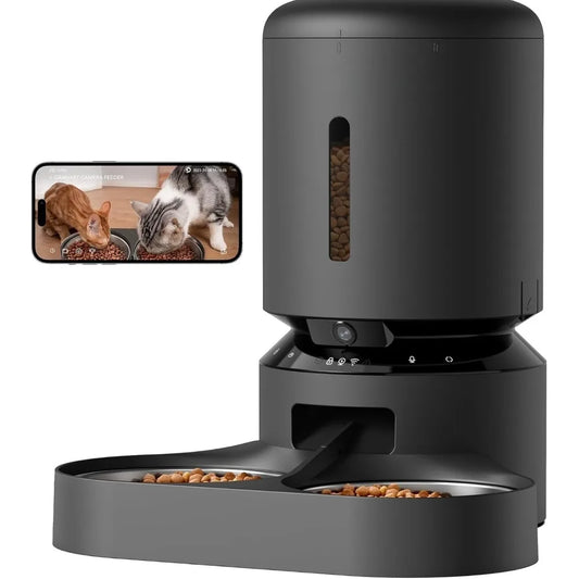 Automatic Cat Feeder With Camera And Two-Way Audio System