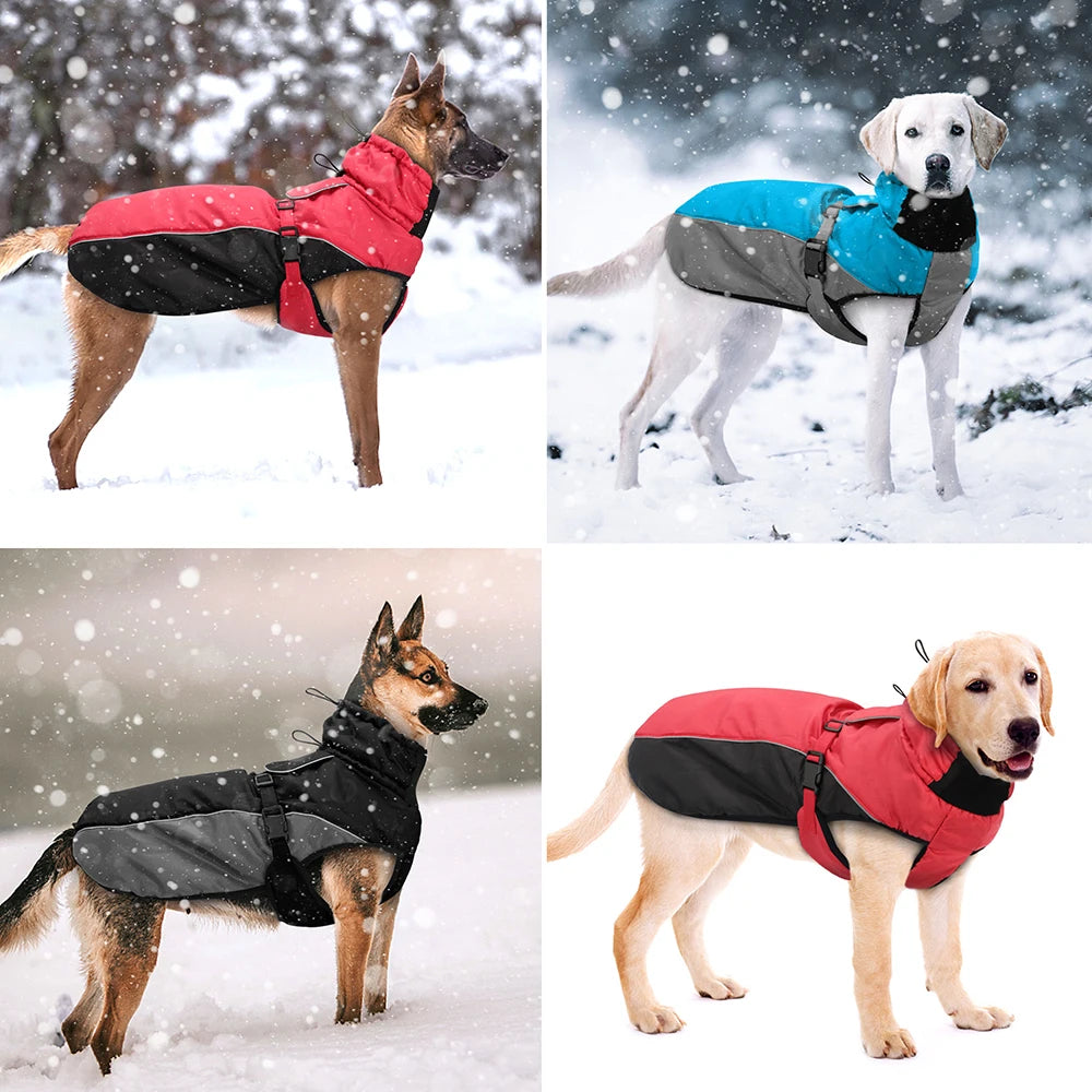 Waterproof Reflective Raincoat For Dogs With Soft Lining Jacket