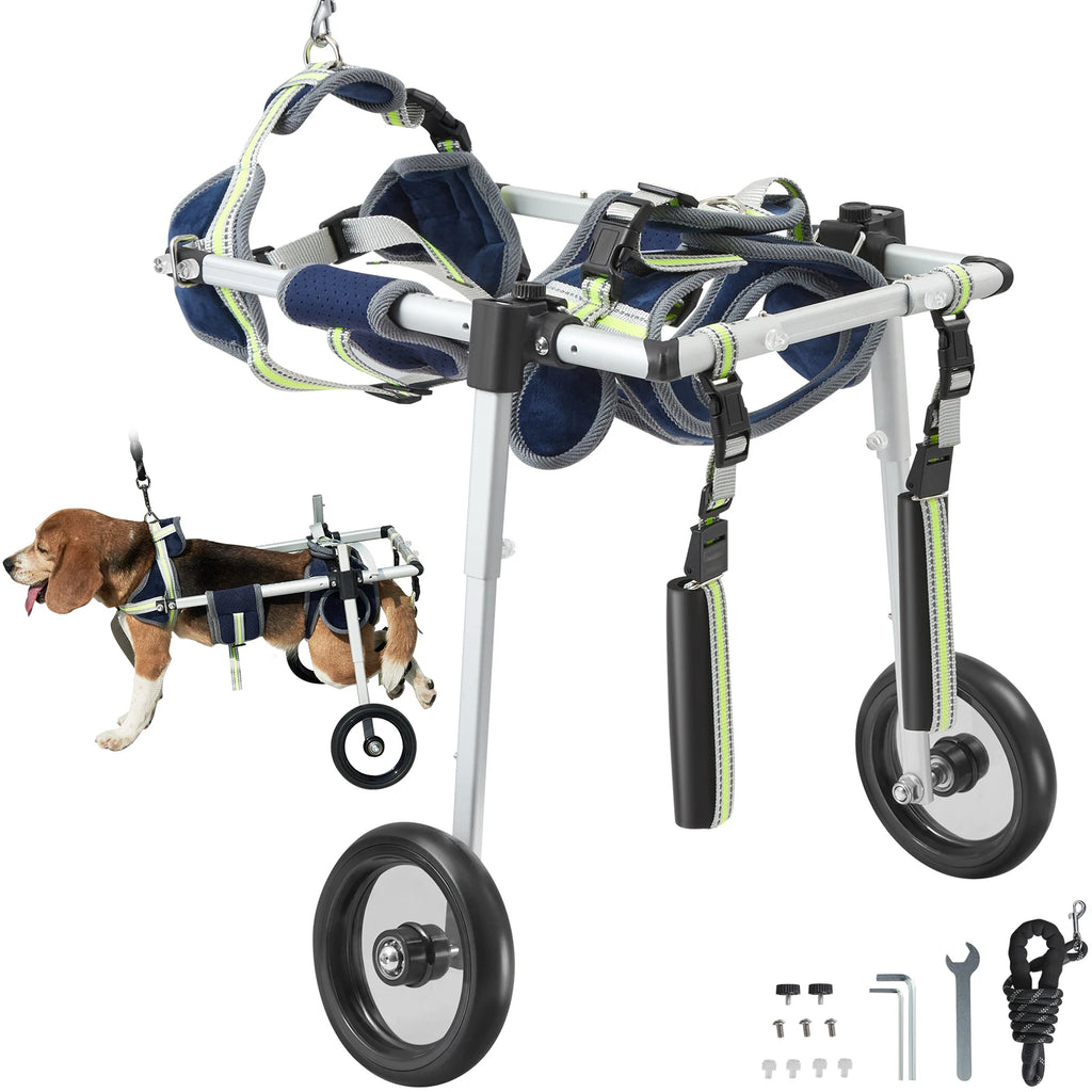 2 Wheels Dog Wheelchair for Back Legs and Hind Limbs