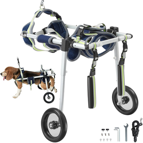 2 Wheels Dog Wheelchair for Back Legs and Hind Limbs