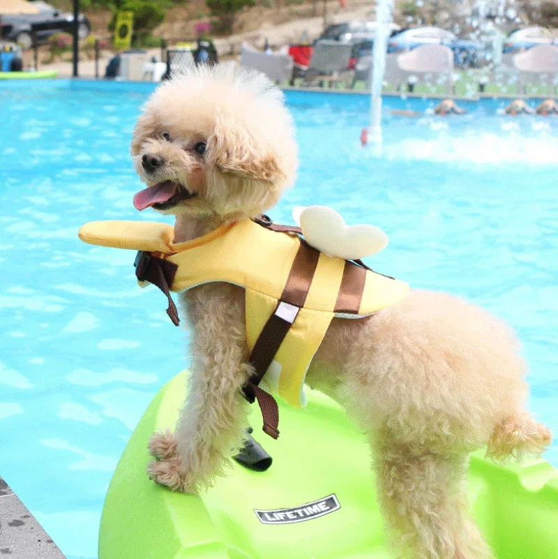 Waterproof Dog Life Jacket Harness Breathable Summer Swim Safety Vest