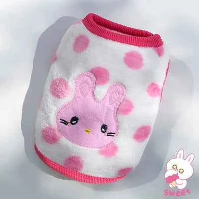 Kajipet Soft Flannel Dog Winter Vest Warm Puppy Cat Jacket