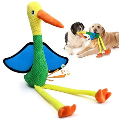 Large Squeaky Dog Toys- Plush Dog Toys with Soft Fabric for Small, Medium, and Large Dogs Daily Companionship, Training Reward