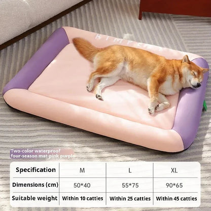 YBPetra Cooling Pet Bed for Dogs and Cats Summer Comfort