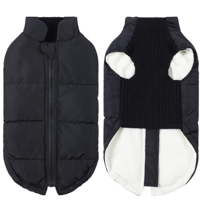Pet Knitted Leisure Dog Clothes Autumn Winter Warm Vest Jacket With Zipper For Samll Medium Dog Chihuahua French Bulldog Coats