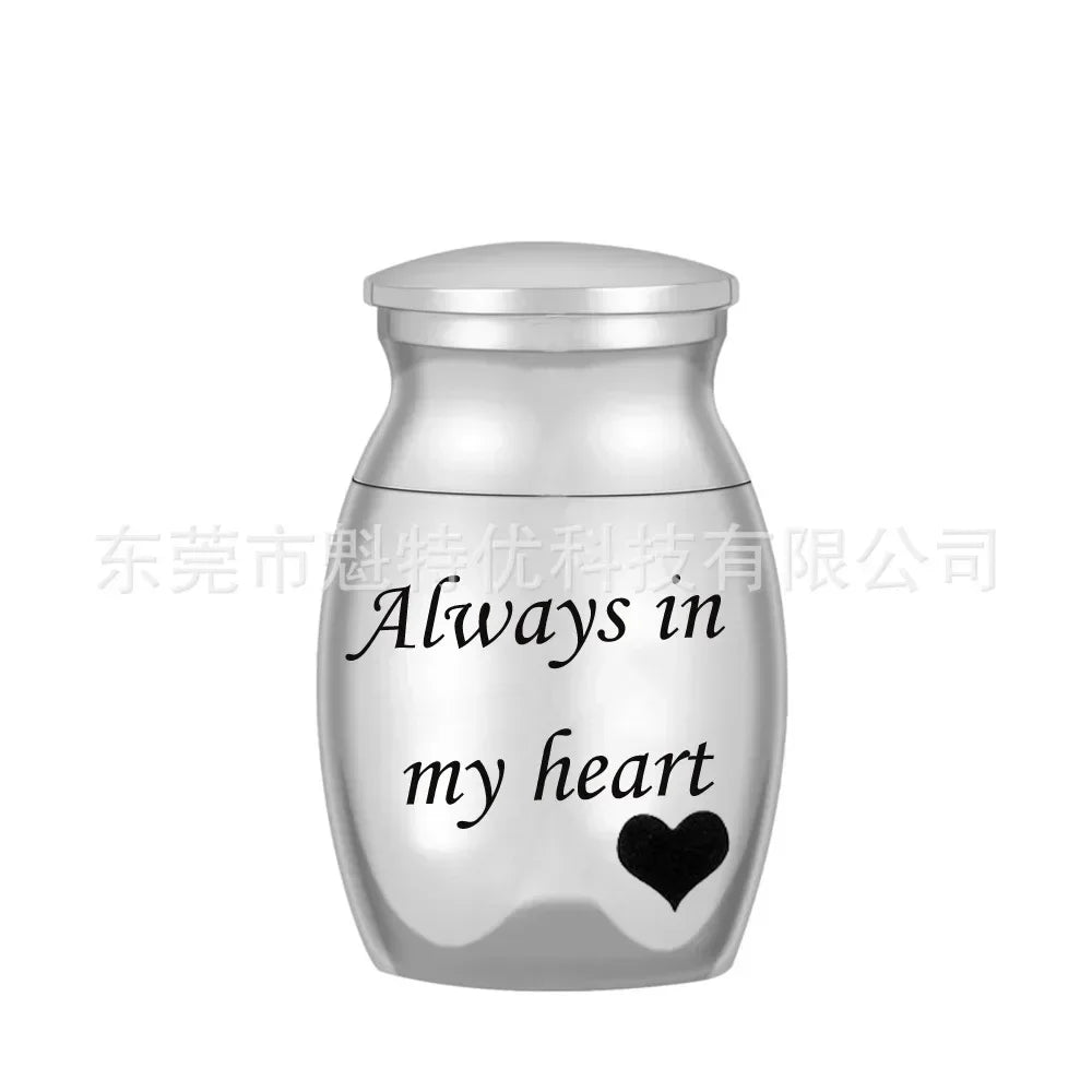 Hign-concerned Stainless Memorial Pet Waterproof Cremation Urn Keepsake For Ashes