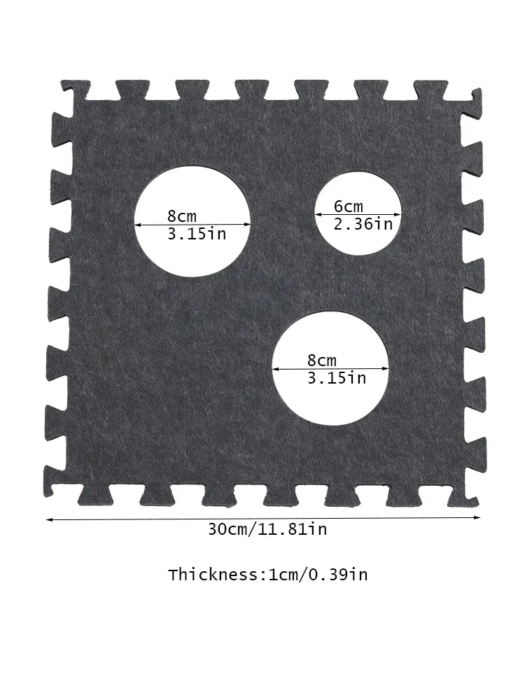 Cat Dog Toy Felt Pom Splicing Tunnel Collapsible Kitten Nest