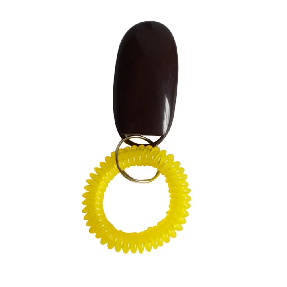 Hot Sale Portable Dog Button Clicker Sound Trainer Pet Training Tool Wrist BAccessory Pet Products Accessories  Dog cat Supplies