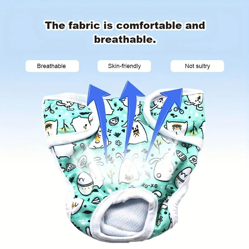 Reusable Male Dog Diapers High Absorbency Leak Proof Sanitary Pants