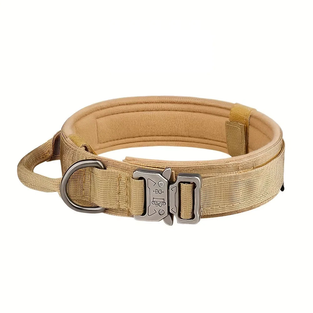 Adjustable Tactical Dog Training Collar And Leash Set Control Handle