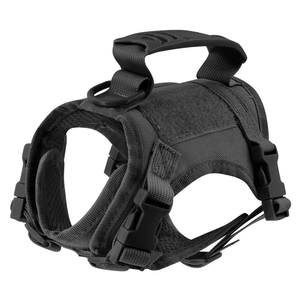 Tactical Escape Proof Adjustable Mesh Pet Harness Handle