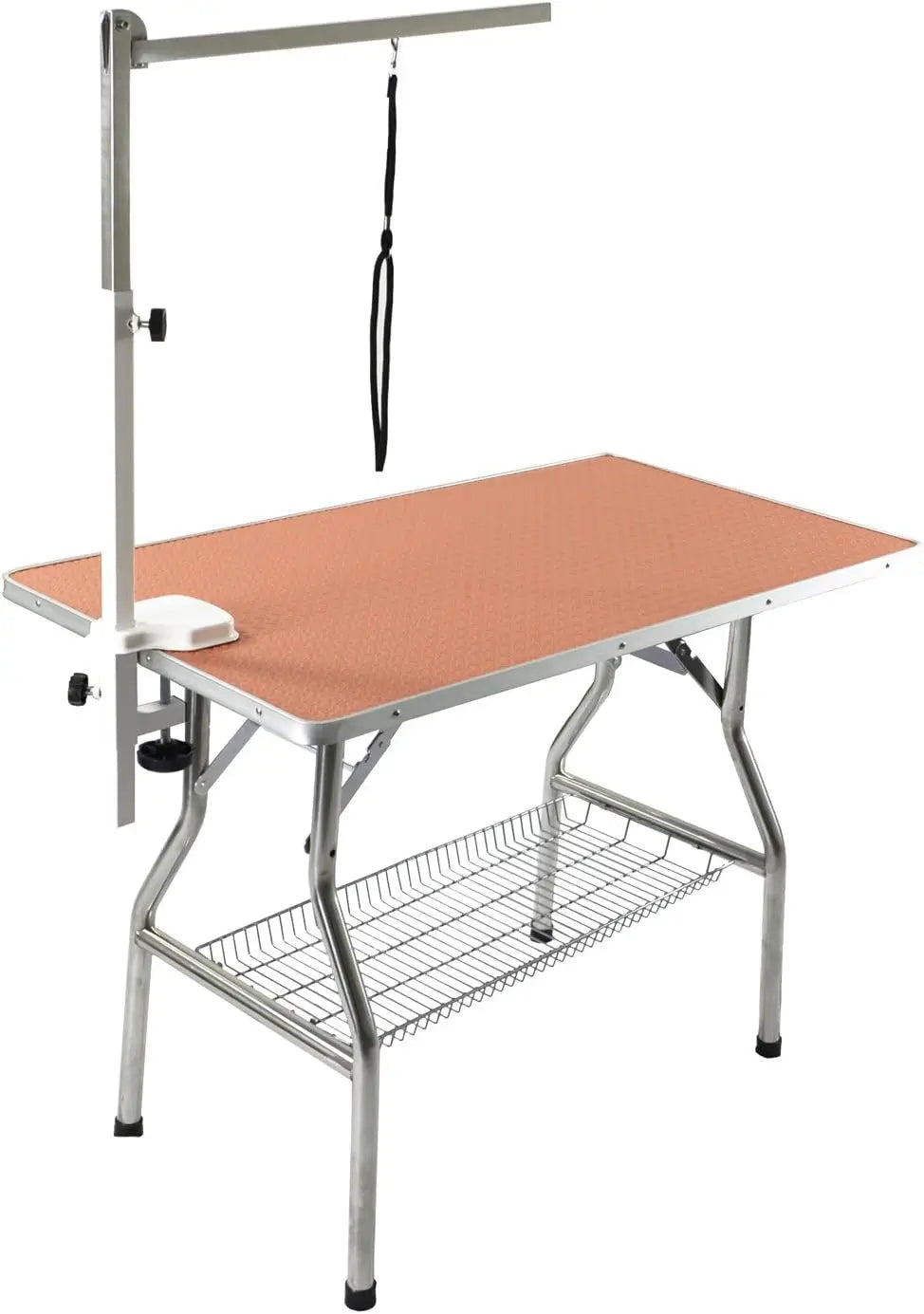 High-Conce rned? Wait. I must not insert extra spaces. The string should be exactly: "High-Concerned Heavy Duty Stainless Steel Foldable Pet Grooming Table"