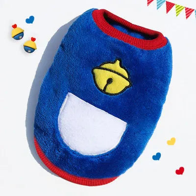 Kajipet Soft Flannel Dog Winter Vest Warm Puppy Cat Jacket