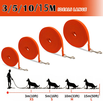 Livepetsme Waterproof Dog Leash PVC Easy Clean Walking Lead