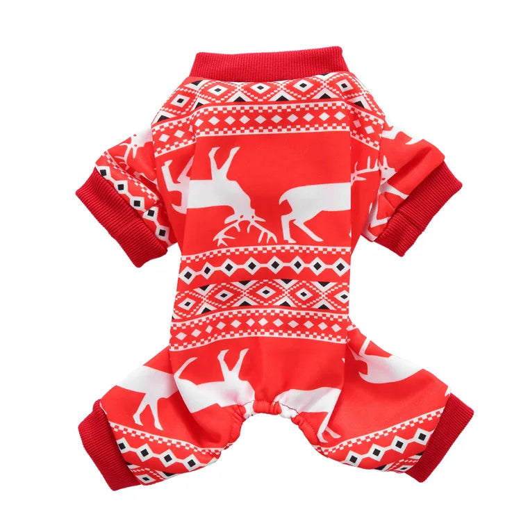 Pet Harmony Supplies Christmas Dog Costume Reindeer Santa
