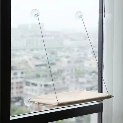 Ultra Soft Cat Window Hammock Bed Securely Mounted Space Saving Cat Perch Ideal for Feline Naptime Top Pet Accessories for Cats