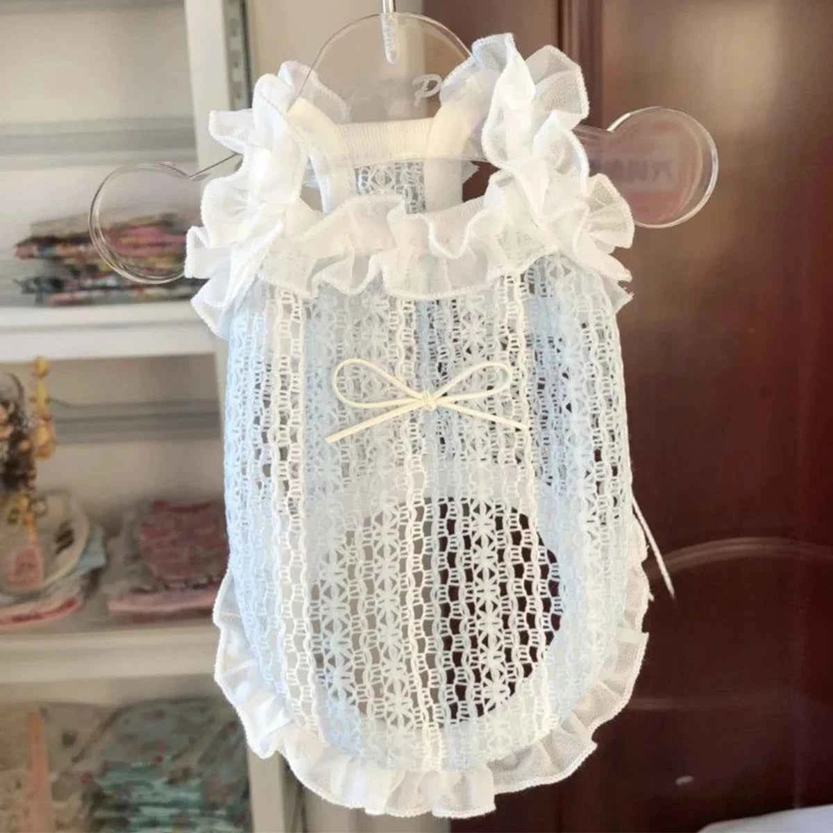 Summer Cooling Soft Lace Sleeveless Vest Dog Cat Clothes Accessories