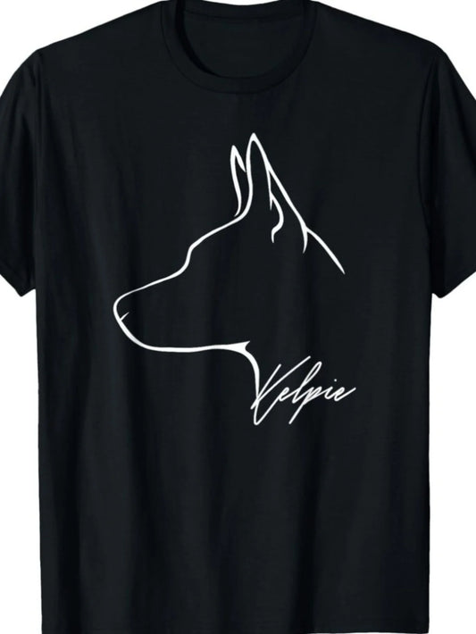 Pet Harmony Supplies Men's Australian Kelpie Tee 100 Cotton