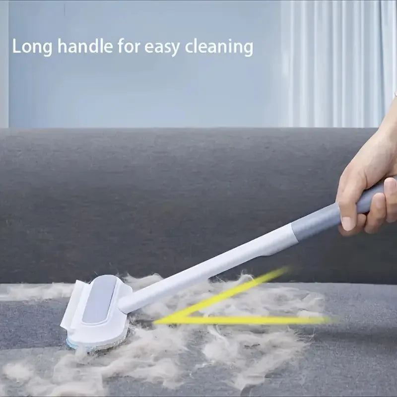 High-concerned Ultra-Durable Long-Handle NylonComposite Pet Hair Removal Brush For-Dogs