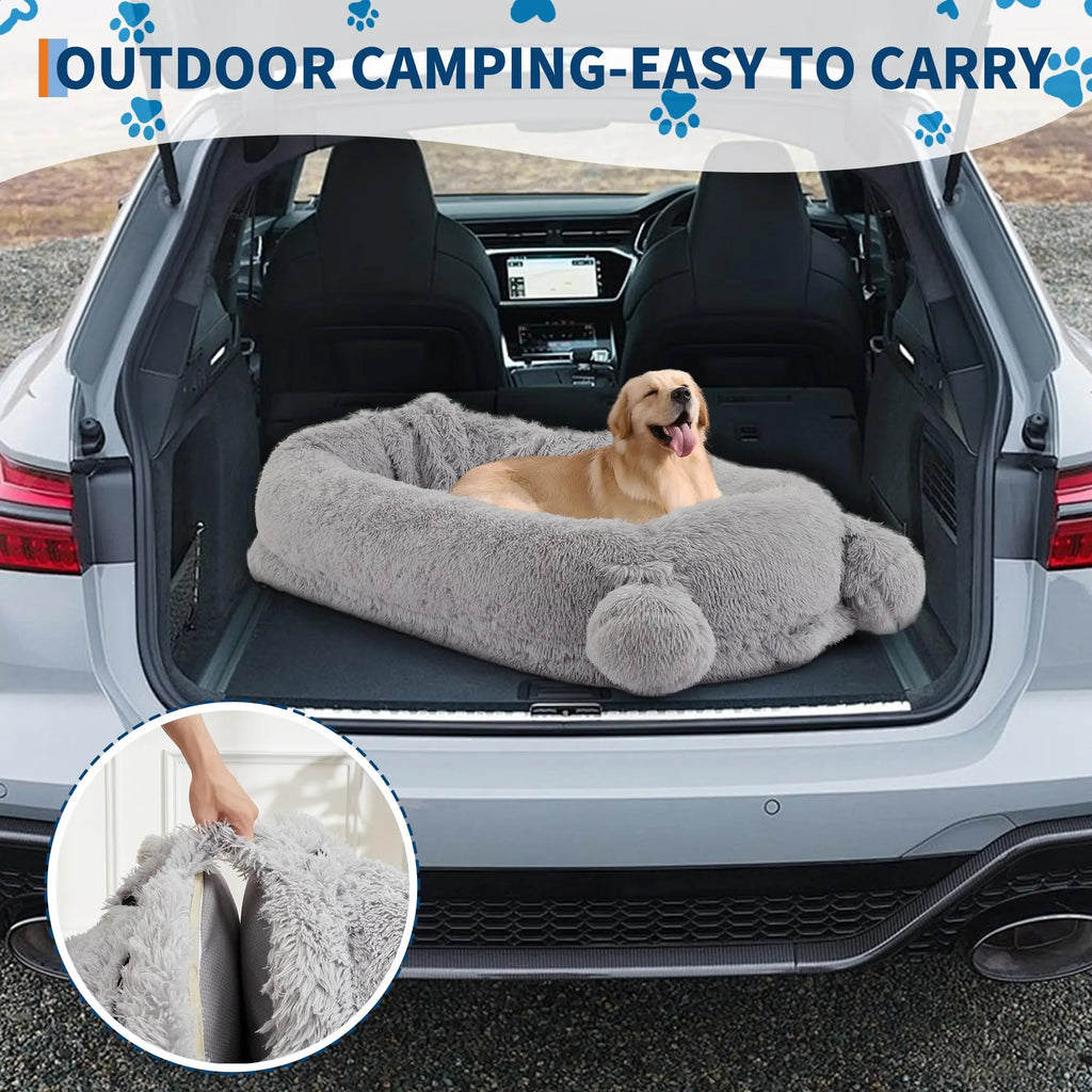 HiMISSCN Dog Bed for Adults and Pets With Removable Cover
