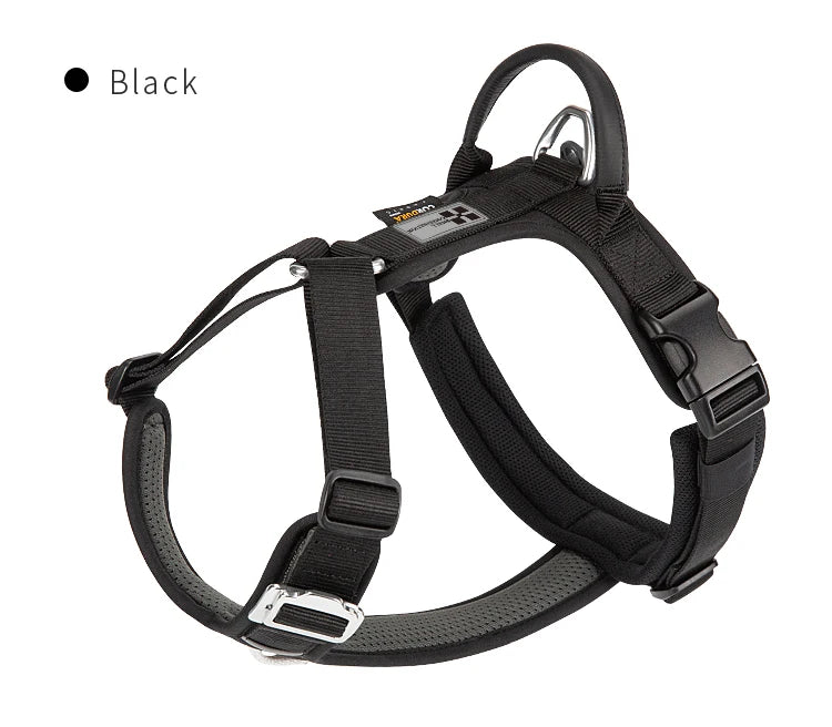 Adjustable No Pull Reflective Nylon Dog Harness Comfortable