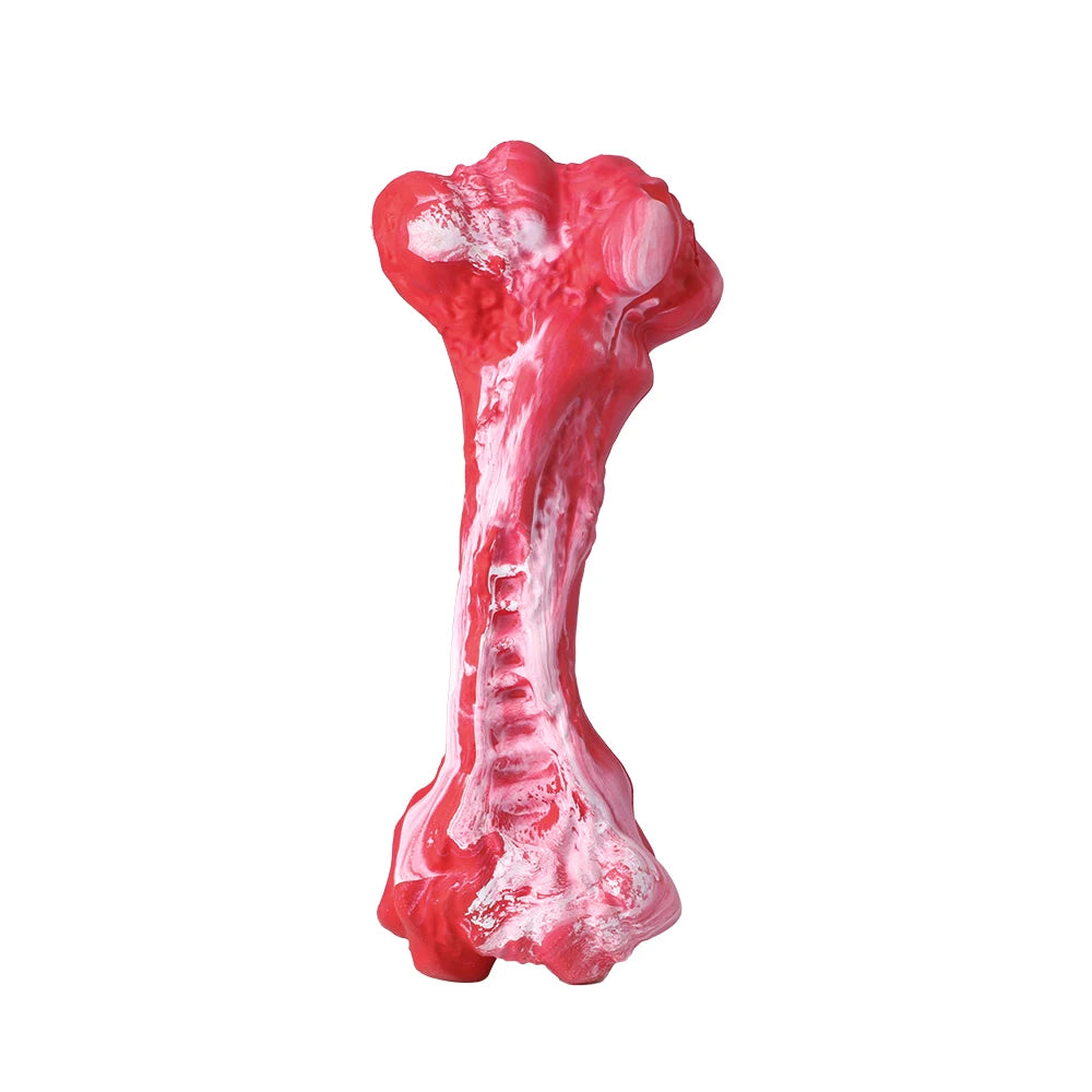 MASBRILL Bone Shaped Rubber Chew Toy For Aggressive Chewers