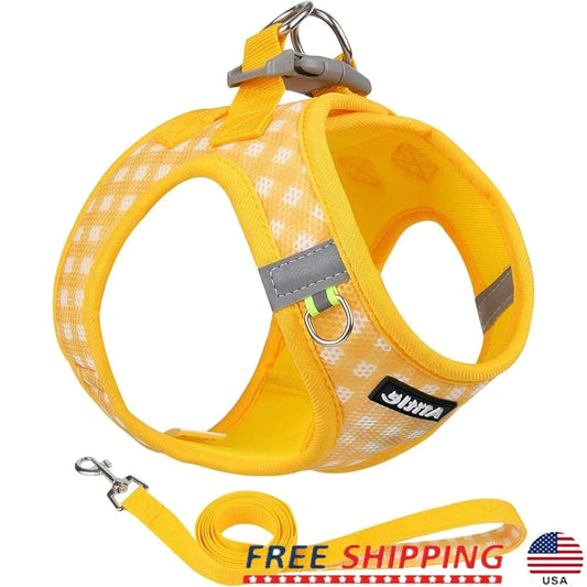 No Pull Reflective Dog Harness And Leash Set Lightweight
