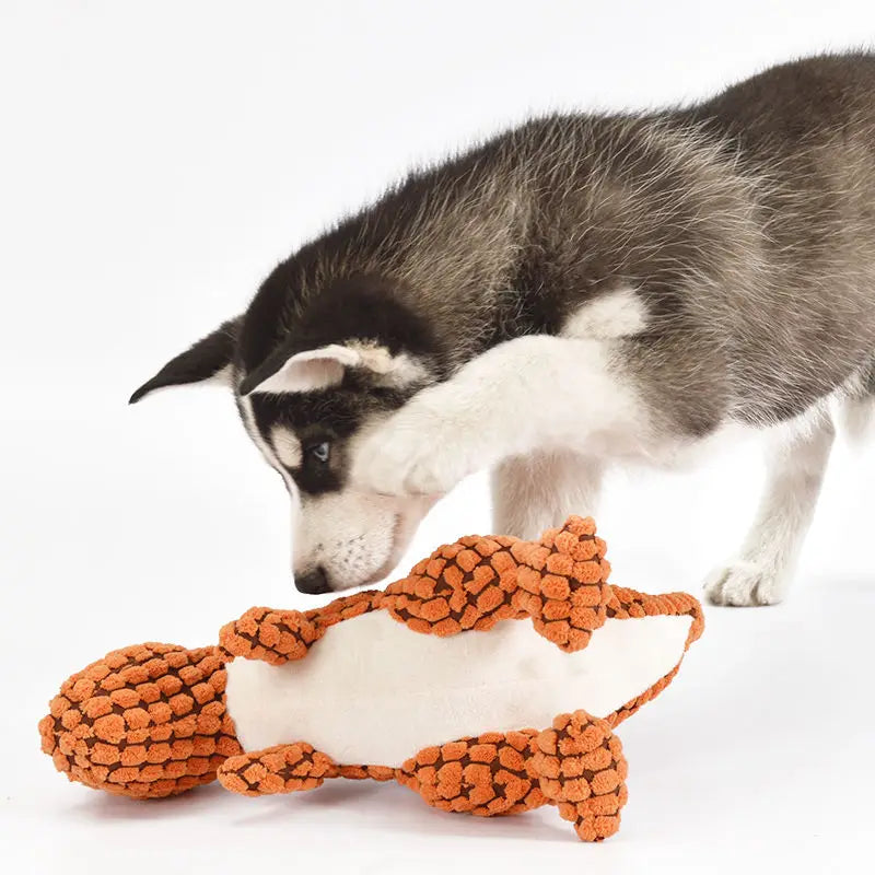 Dog Chew Toy Stuffed Dinosaur Shape Pet Training Toy
