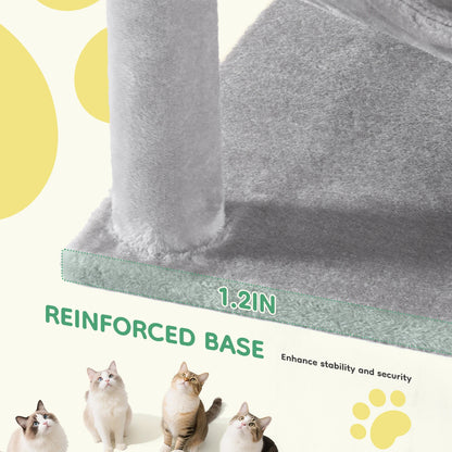 JHK Multi Cat Climbing Cat Tree Tower With Sisal Posts