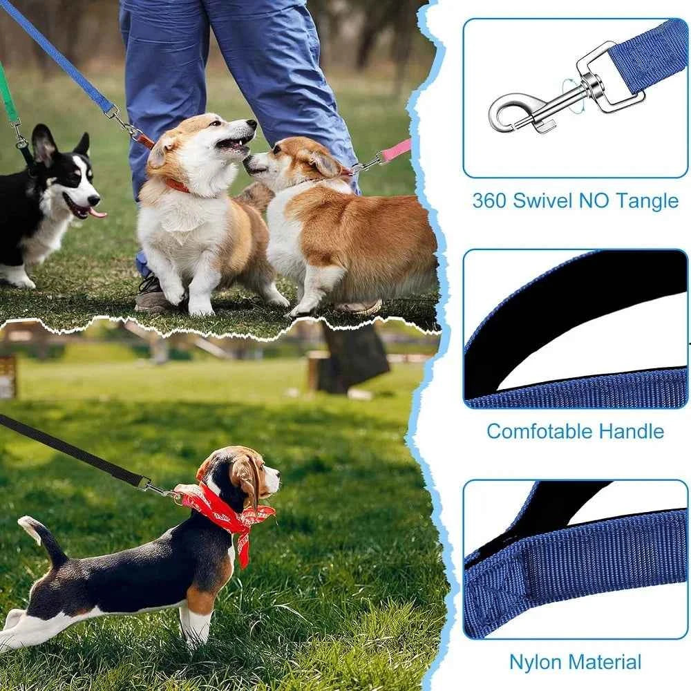 4ft-100ft Nylon Dog Leash Long Leash for Dogs Pet Shop Outdoor Training Extended Control Dog Leashes Pet Accessories All Dogs