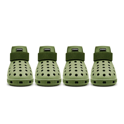 Dog Shoes for Hot Pavement - Dog Shoe for Small & Medium & Large Dogs, Dog Boots Paw Protectors, Easy ON & Off, Non-Slip, Waterproof, Easy-Clean Dog Booties for Beach and Snow
