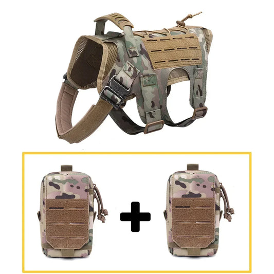 Pet Harmony Supplies Military K9 Dog Harness Training Vest