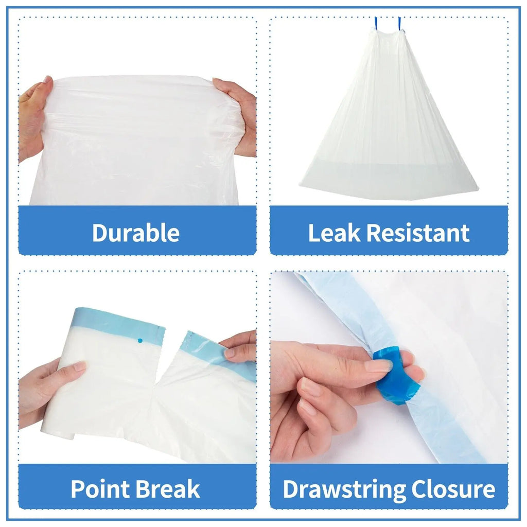 Self Cleaning Cat Litter Box Liners With Drawstring Design