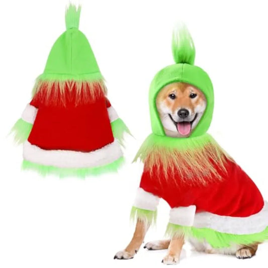 High-concerned Chemical Dog Christmas Hoodie Costume For Pets