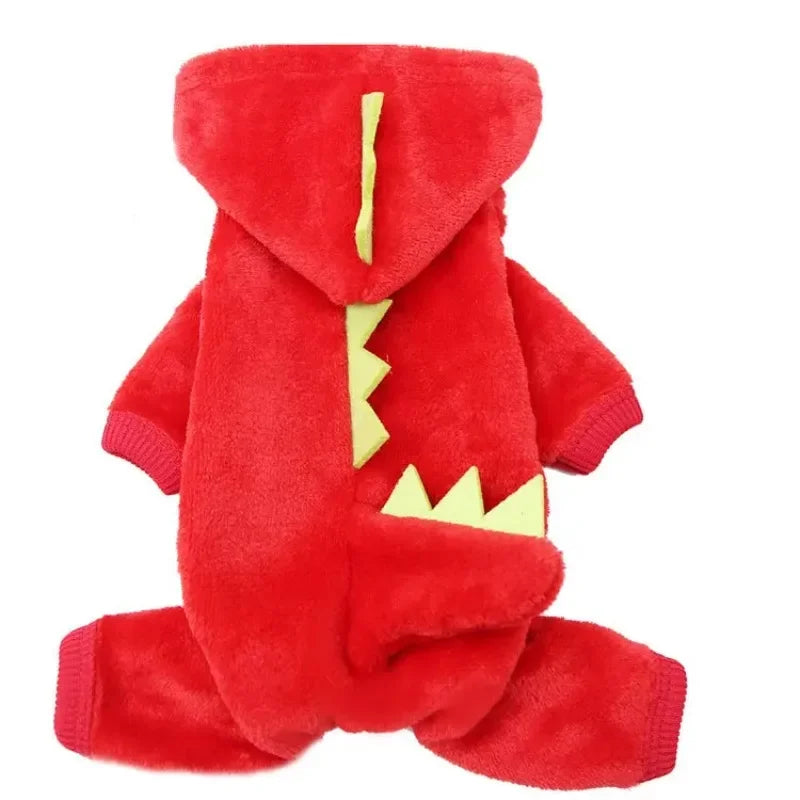 Wangmeow Fleece Dog Jacket Warm Winter Jumpsuits Pet Pajamas Clothing