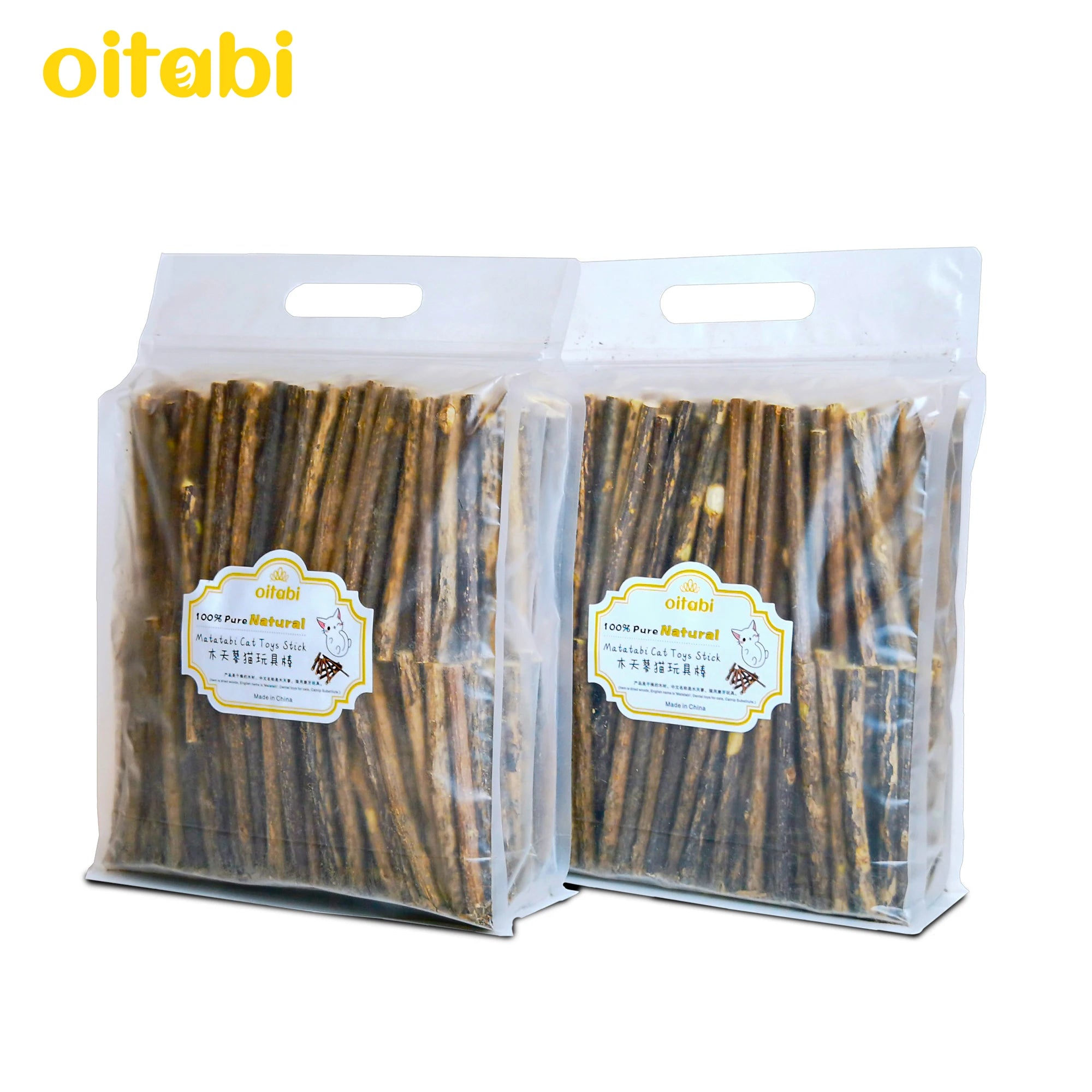 Oitabi Silvervine Sticks Natural Cat Chew Dental Toy