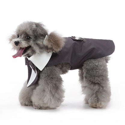 Christmas Dog Costume For Pets Tuxedo Wedding Outfit