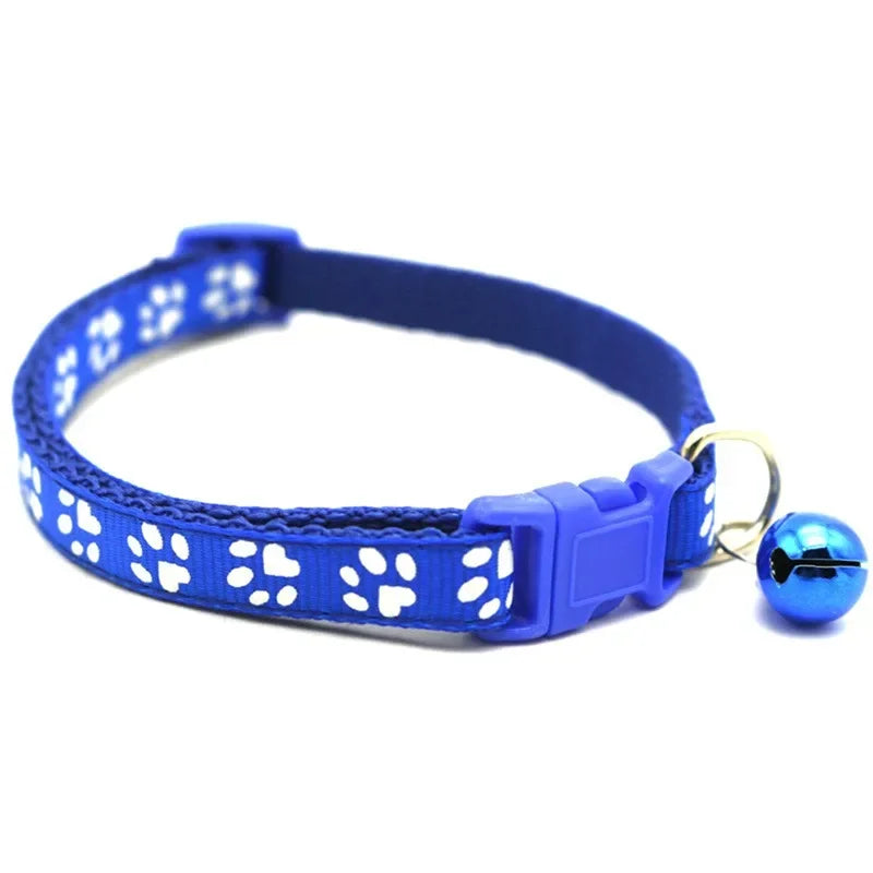 Noned Heart Charm Cat Collar With Bell And Soft Velvet