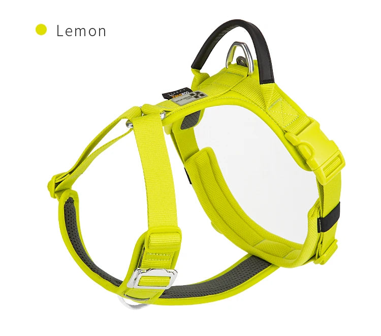 Adjustable No Pull Reflective Nylon Dog Harness Comfortable