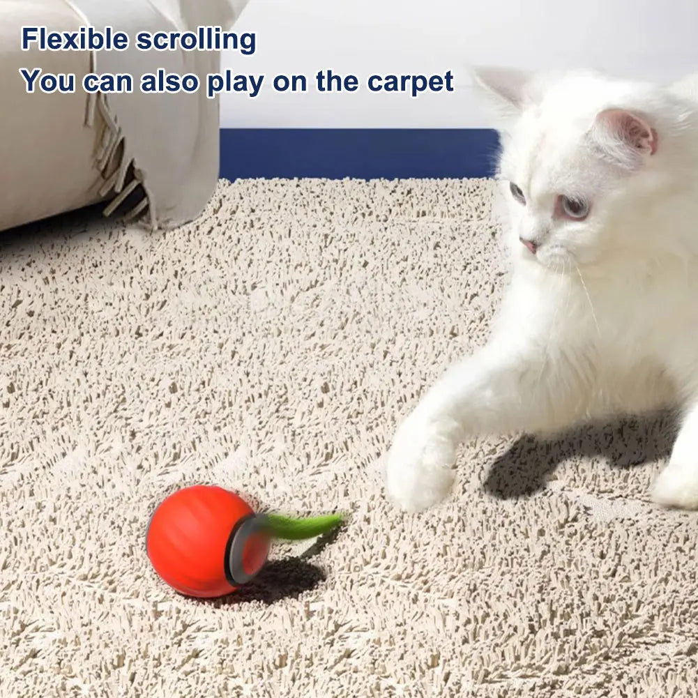 Automatic Moving Cat Toy Ball Interactive Pet Toy for Cats