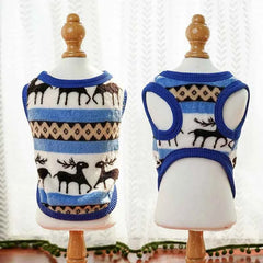 Kajipet Soft Flannel Dog Winter Vest Warm Puppy Cat Jacket