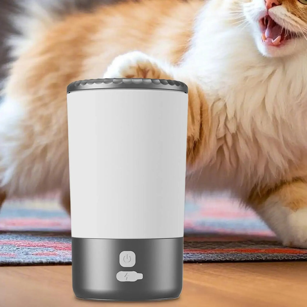 Dog Paw Cleaner Automatic Pet Foot Washing Machine Electric Pet Paw Cleaner Device for Kittens Puppies Walking Lawn Backyard