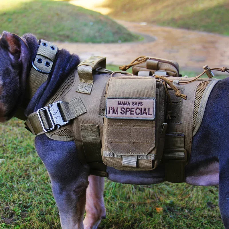 Pet Harmony Supplies Military K9 Dog Harness Training Vest