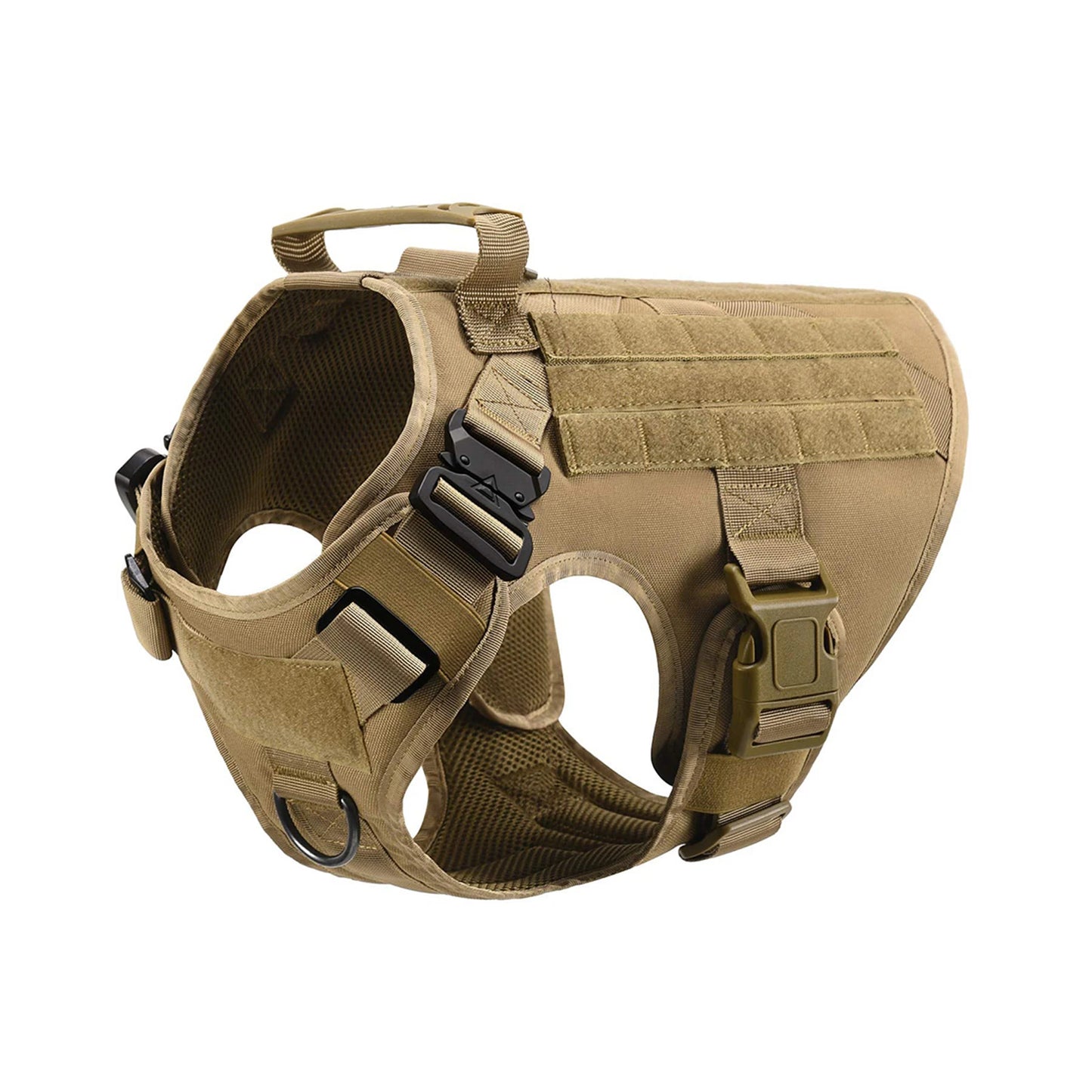 PETRAVEL Tactical Dog Harness Leash Molle Pouches For German Shepherds