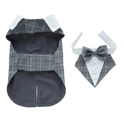 Christmas Dog Costume For Pets Tuxedo Wedding Outfit