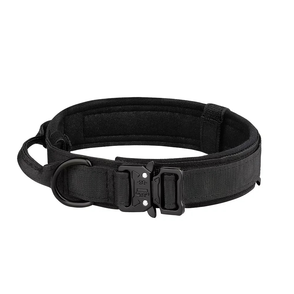 Adjustable Tactical Dog Training Collar And Leash Set Control Handle